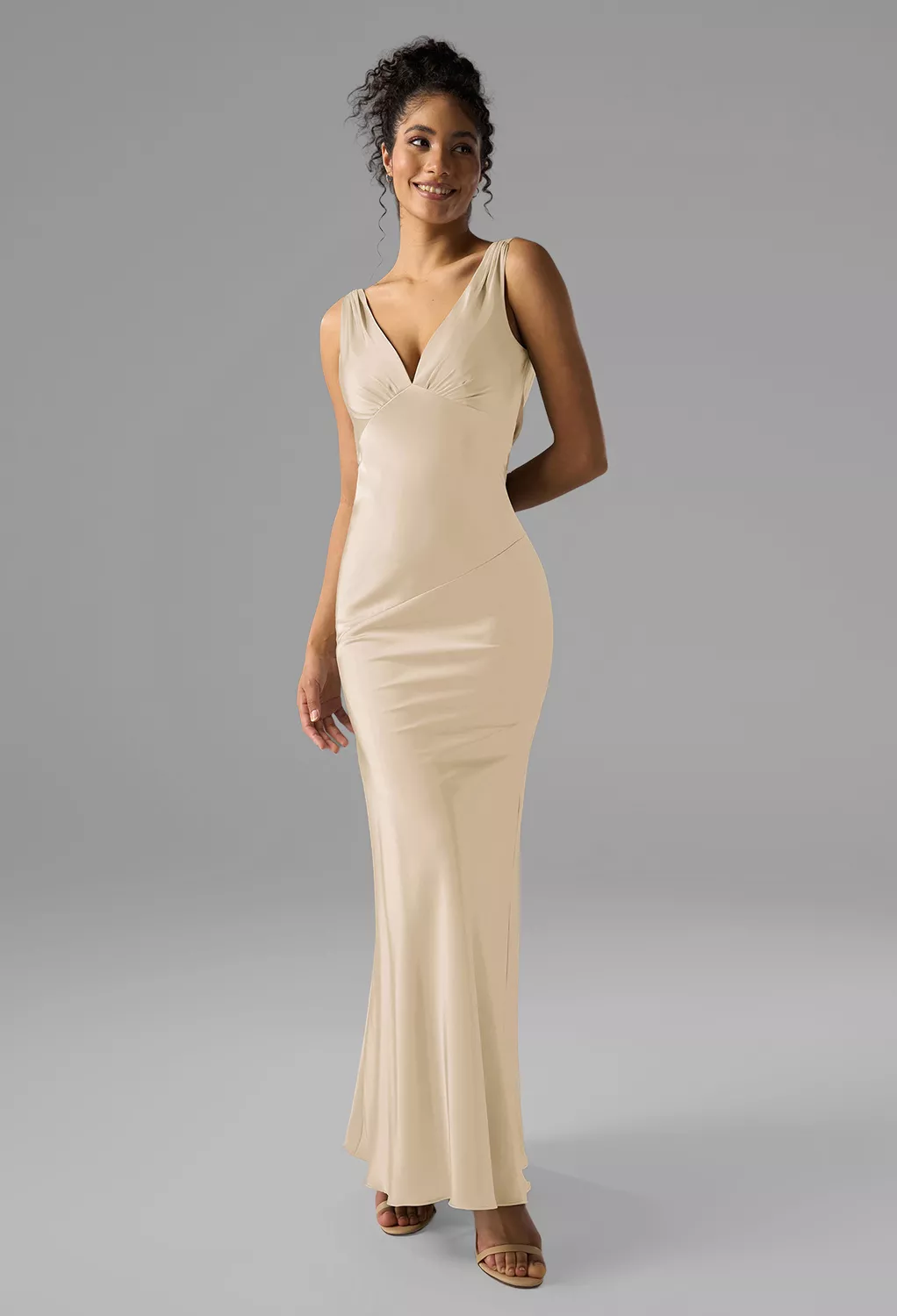 AW Rachael Champagne  Bridesmaid Dresses